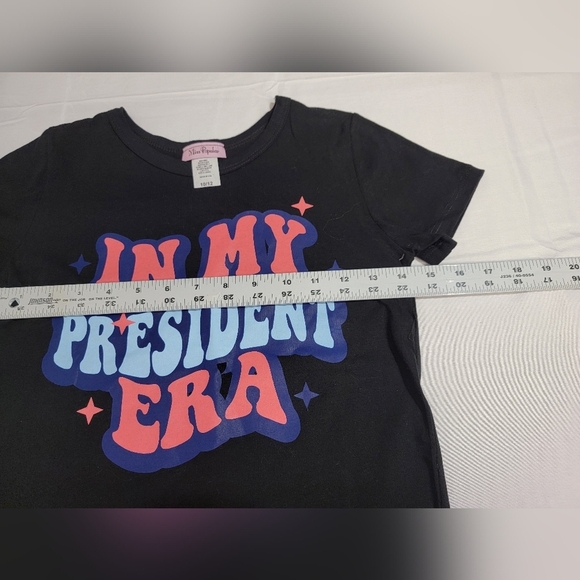 Miss Popular In My President Era Short Sleeve T-Shirt Girls Size 10/12 - Picture 3 of 5